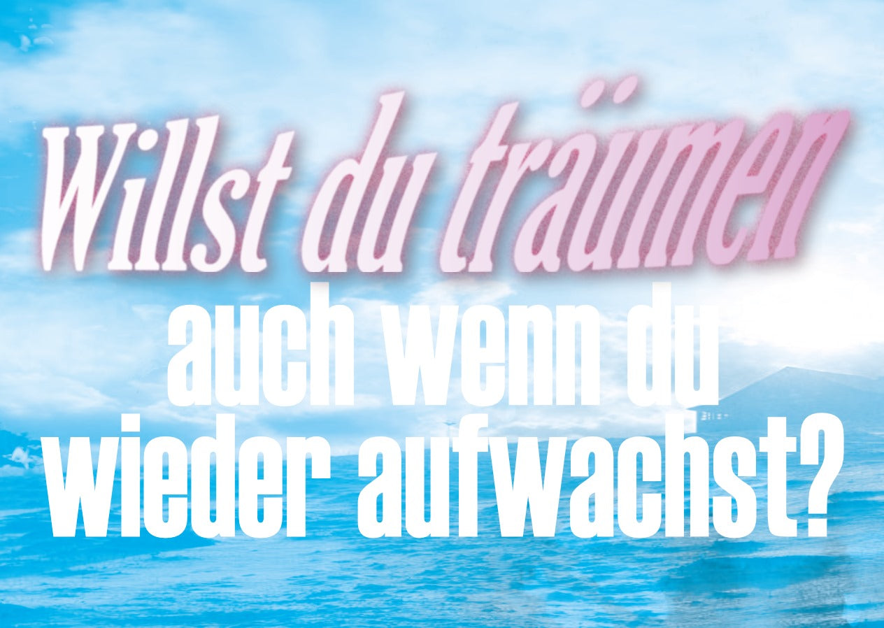 Willst du träumen wenn du wieder aufwachst? Silber. (10 Stück)